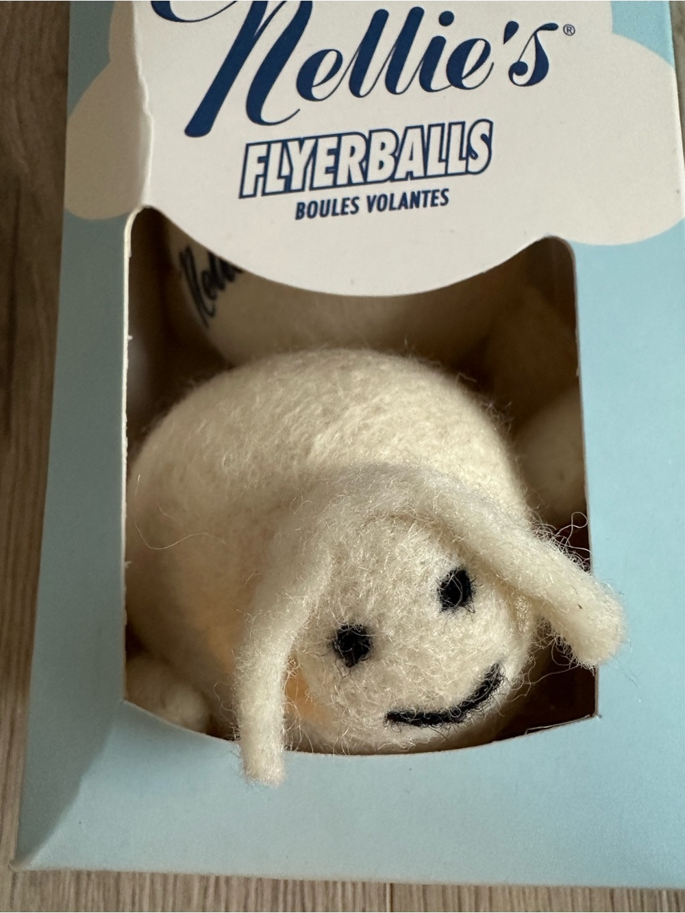 Nellie's Flyerballs Wool Dryer Balls 3-Pack NIB - New Zealand Wool - Picture 3 of 3